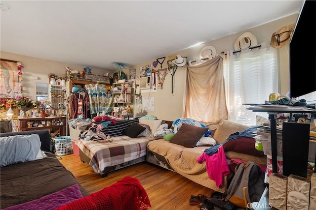 215 E 11th St Unit 4, Pomona, CA 91766 - living room with wood finished floors