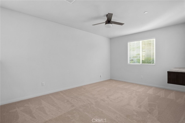 11824 Stonefield Dr, Corona, CA 92883 - empty room with light carpet and ceiling fan