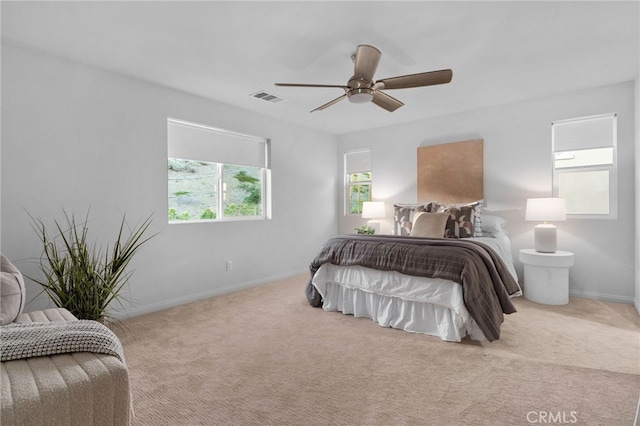 11824 Stonefield Dr, Corona, CA 92883 - bedroom with carpet floors and a ceiling fan