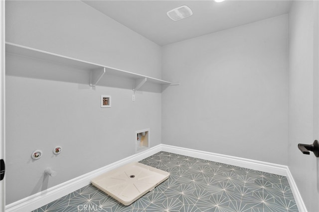 11824 Stonefield Dr, Corona, CA 92883 - washroom featuring washer hookup, tile patterned floors, and hookup for a gas dryer