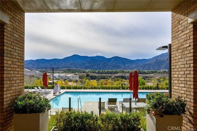 11824 Stonefield Dr, Corona, CA 92883 - community pool with a mountain view