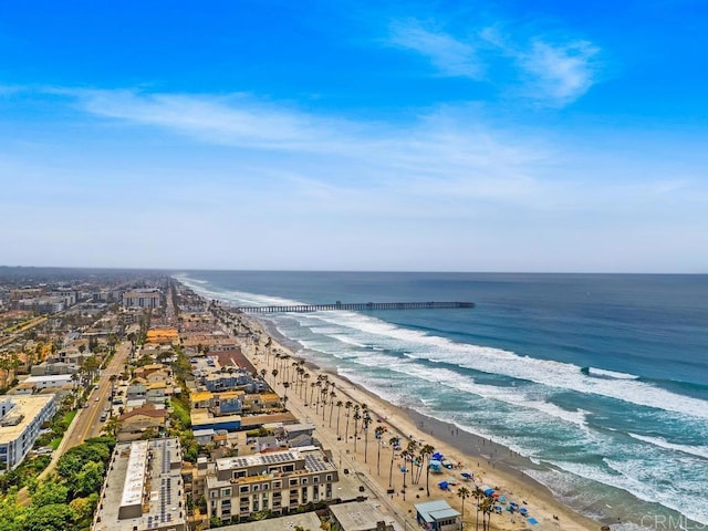 999 N Pacific St Unit A208, Oceanside, CA 92054 - drone / aerial view of waterfront with a beach