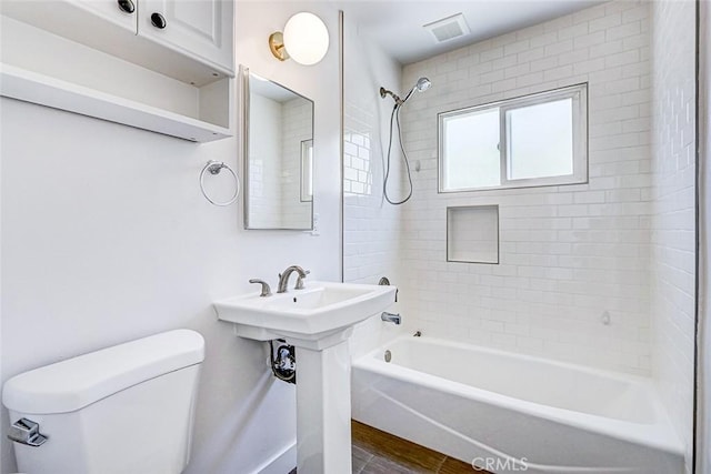 708 S Redondo Ave, Manhattan Beach, CA 90266 - full bathroom with toilet and bathtub / shower combination