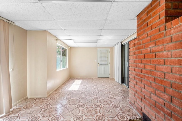 43236 W 20th St W, Lancaster, CA 93534 - spare room with a drop ceiling and baseboards