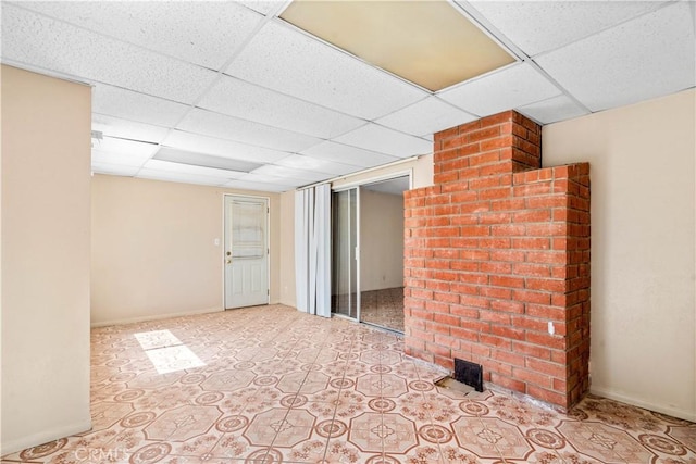43236 W 20th St W, Lancaster, CA 93534 - empty room featuring a drop ceiling