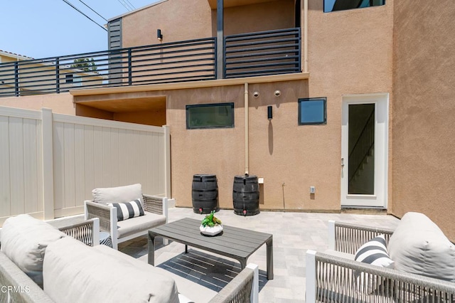 3874 W Point Dr, Los Angeles, CA 90065 - patio / terrace with an outdoor living space and a patio