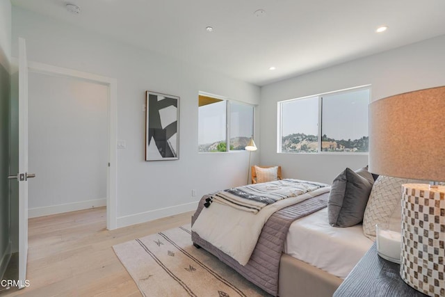 3874 W Point Dr, Los Angeles, CA 90065 - bedroom featuring wood finished floors and recessed lighting