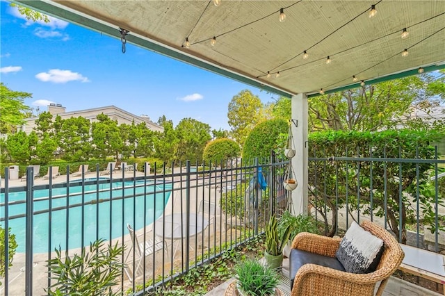 1442 Brett Pl Unit 31, San Pedro, CA 90732 - balcony featuring view of pool area
