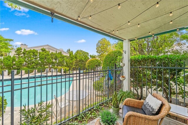 1442 Brett Pl Unit 31, San Pedro, CA 90732 - balcony featuring view of pool