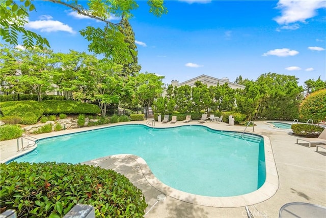 1442 Brett Pl Unit 31, San Pedro, CA 90732 - community pool with a hot tub and a patio