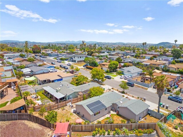 4054 Lewis St, Oceanside, CA 92056 - aerial view of residential area featuring a mountainous background