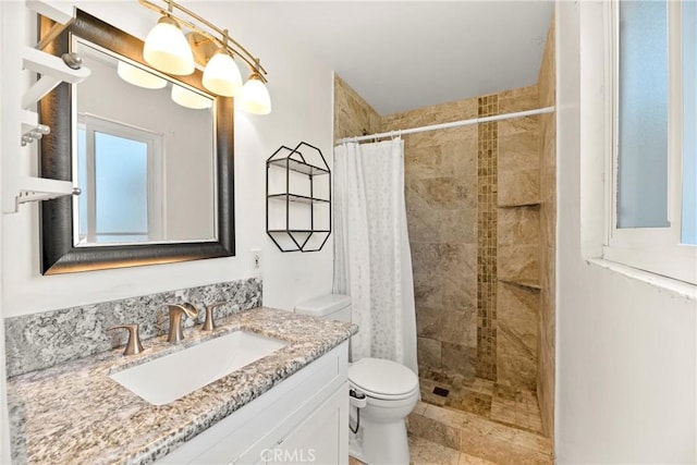 4054 Lewis St, Oceanside, CA 92056 - bathroom featuring vanity and tiled shower