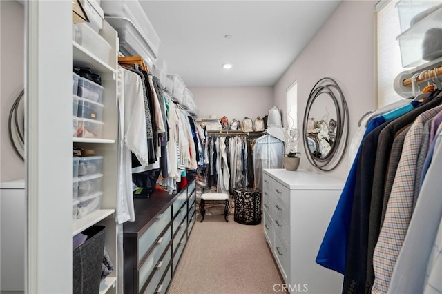 131 Spiral, Irvine, CA 92618 - walk in closet featuring light carpet
