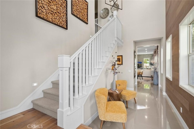 131 Spiral, Irvine, CA 92618 - stairs featuring baseboards