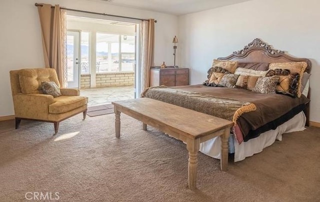 61975 La Brisa Dr, Joshua Tree, CA 92252 - view of carpeted bedroom