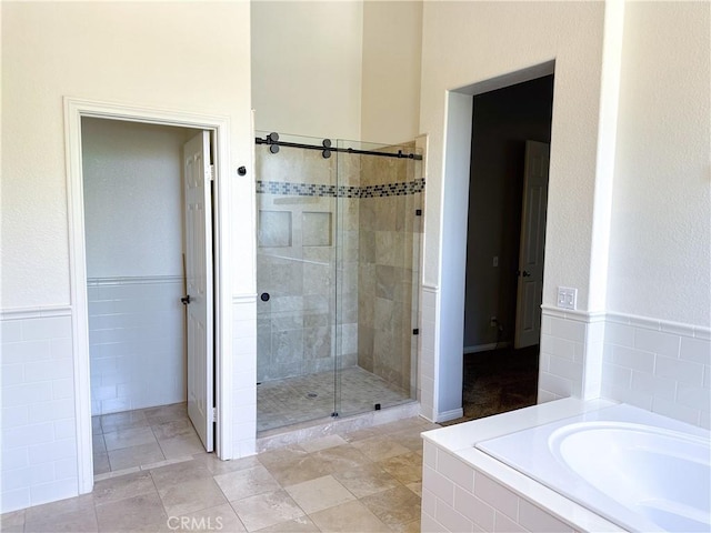 1073 Peter Christian Cir, Corona, CA 92881 - bathroom with a garden tub and a shower stall