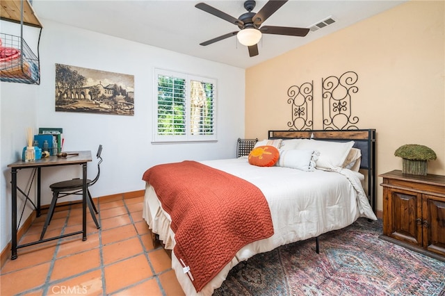 30050 Cabo Del Oeste, Highland, CA 92346 - tiled bedroom featuring a ceiling fan