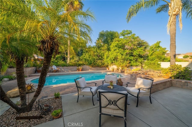 30050 Cabo Del Oeste, Highland, CA 92346 - swimming pool featuring a patio area and a fenced backyard