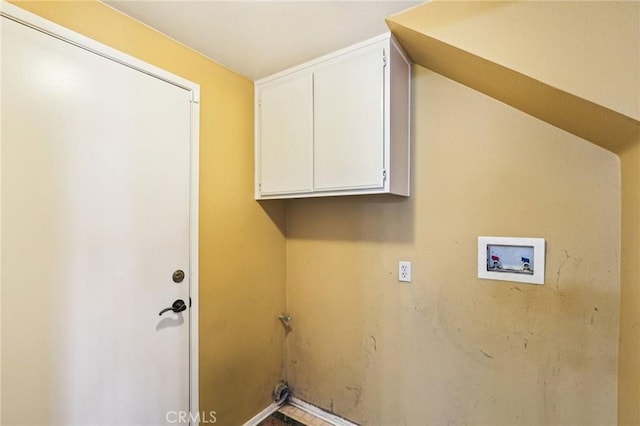 1497 Ruby Dr, Perris, CA 92571 - washroom with cabinet space and hookup for a washing machine