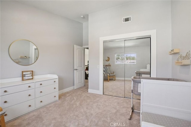 22832 Larkin St, Lake Forest, CA 92630 - bedroom featuring light carpet and a closet