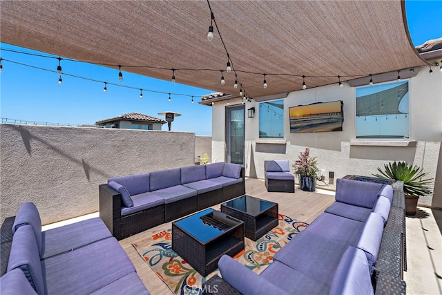 527 S Motif St, Anaheim, CA 92805 - view of patio featuring outdoor lounge area