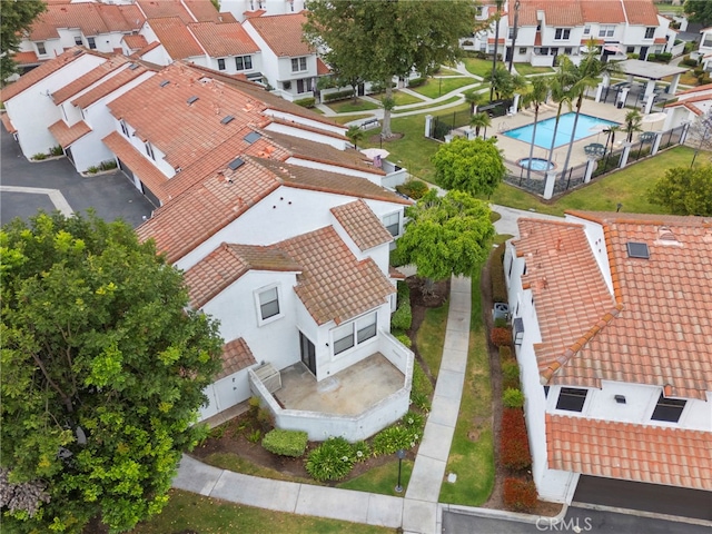 9765 Alburtis Ave Unit 131, Santa Fe Springs, CA 90670 - aerial view of residential area with a pool