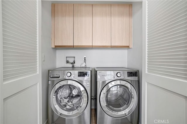 4216 Highland Ave Unit B, Manhattan Beach, CA 90266 - washroom with cabinet space and washer and dryer