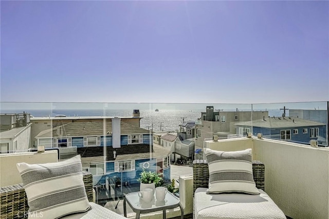 4216 Highland Ave Unit B, Manhattan Beach, CA 90266 - balcony featuring a water view
