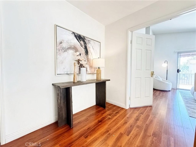 13128 Pintail Ct, Chino, CA 91710 - hall featuring wood finished floors