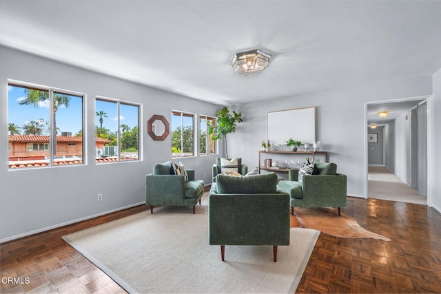 1200 S Orange Grove Blvd Unit 15, Pasadena, CA 91105 - living area with baseboards