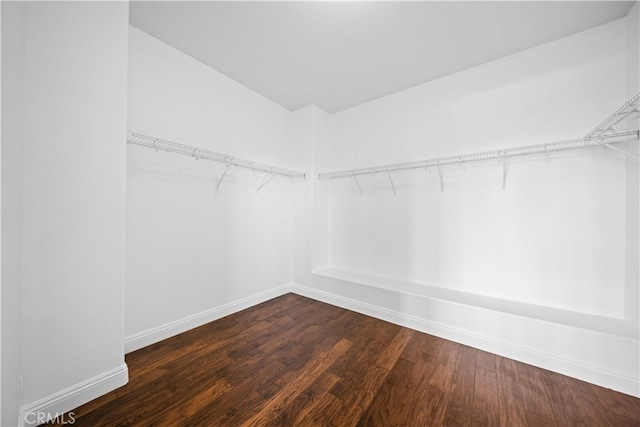 7265 Excelsior Dr, Eastvale, CA 92880 - walk in closet with dark wood-type flooring