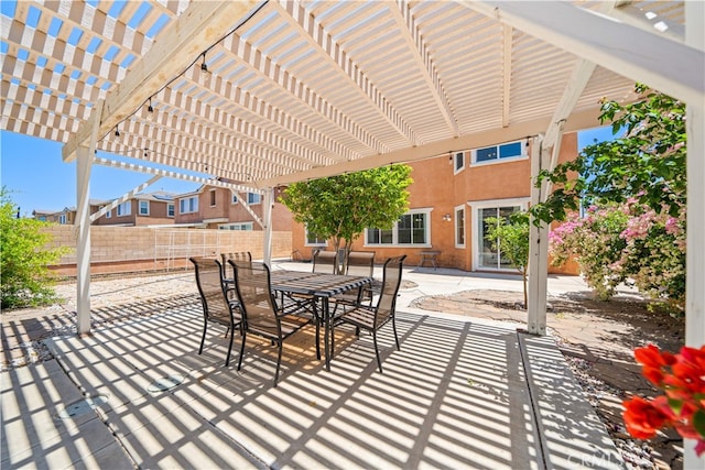 7265 Excelsior Dr, Eastvale, CA 92880 - view of patio / terrace featuring a pergola