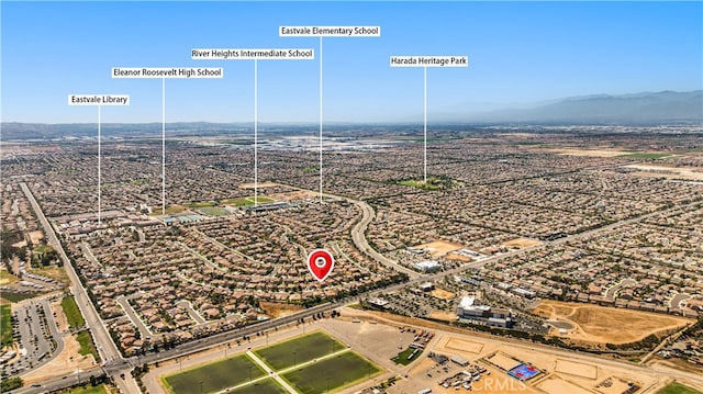 7265 Excelsior Dr, Eastvale, CA 92880 - drone / aerial view of mountains