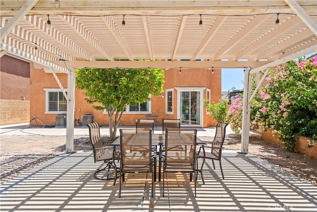 7265 Excelsior Dr, Eastvale, CA 92880 - view of patio / terrace featuring a pergola
