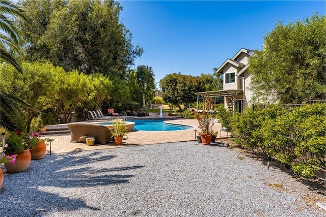 19180 Palm Vis, Yorba Linda, CA 92886 - outdoor pool with a patio