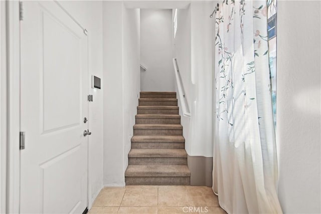 168 Royal Way, Upland, CA 91786 - staircase with tile patterned floors