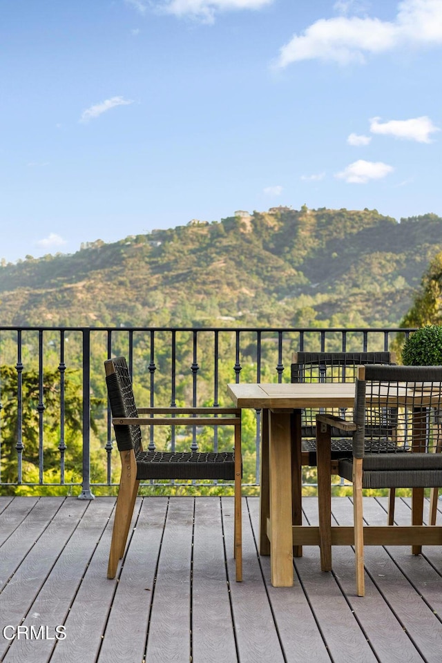1897 Braemar Rd, Pasadena, CA 91103 - deck with a mountain view