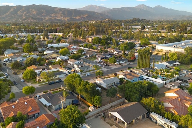 934 W Calora St, San Dimas, CA 91773 - aerial view of residential area with a mountainous background