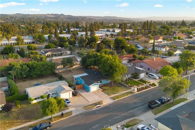 934 W Calora St, San Dimas, CA 91773 - aerial perspective of suburban area with a mountainous background
