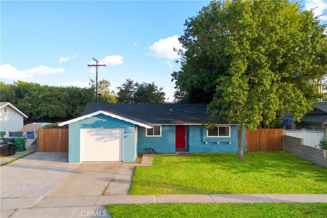 934 W Calora St, San Dimas, CA 91773 - ranch-style house with driveway, an attached garage, and roof with shingles