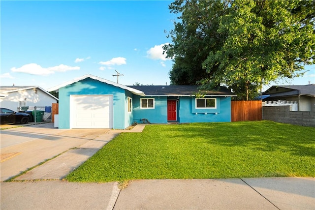 934 W Calora St, San Dimas, CA 91773 - single story home with an attached garage, concrete driveway, and stucco siding