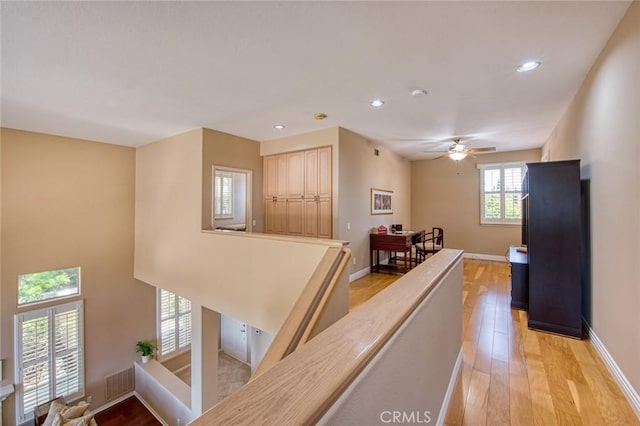 17 Siena, Laguna Niguel, CA 92677 - corridor featuring light wood-style floors and recessed lighting
