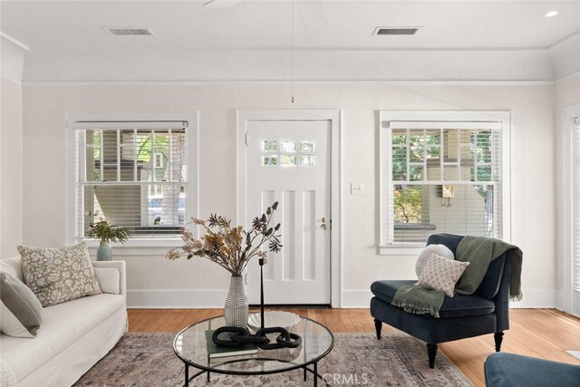 375 E 1st Ave, Chico, CA 95926 - living room with healthy amount of natural light and light wood finished floors