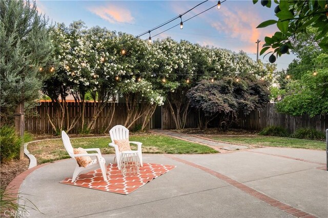 375 E 1st Ave, Chico, CA 95926 - fenced backyard with a patio area