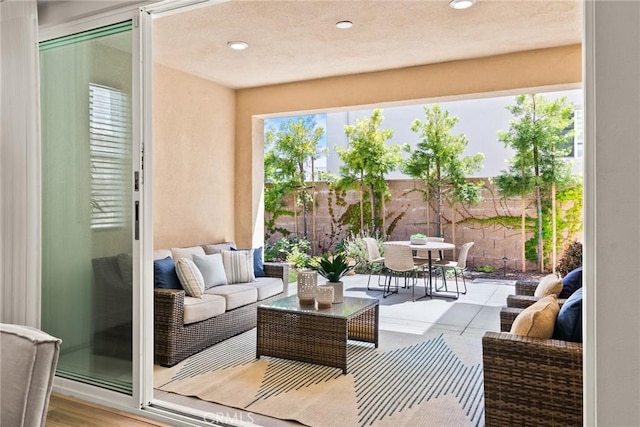 27636 S Evergreen Pl, San Pedro, CA 90732 - view of patio with outdoor lounge area and outdoor dining area