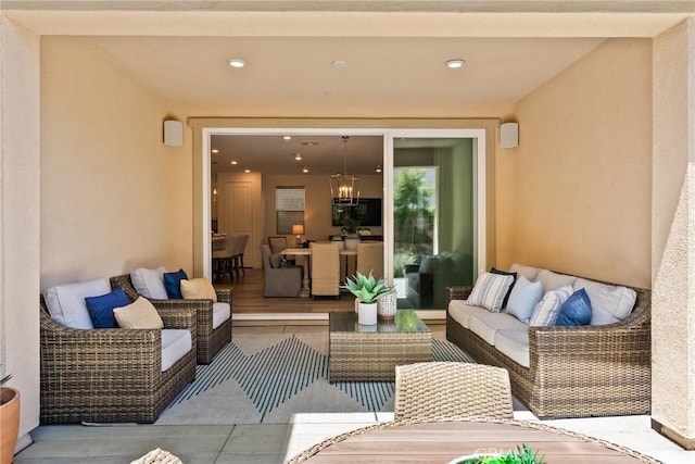 27636 S Evergreen Pl, San Pedro, CA 90732 - view of patio / terrace with outdoor lounge area