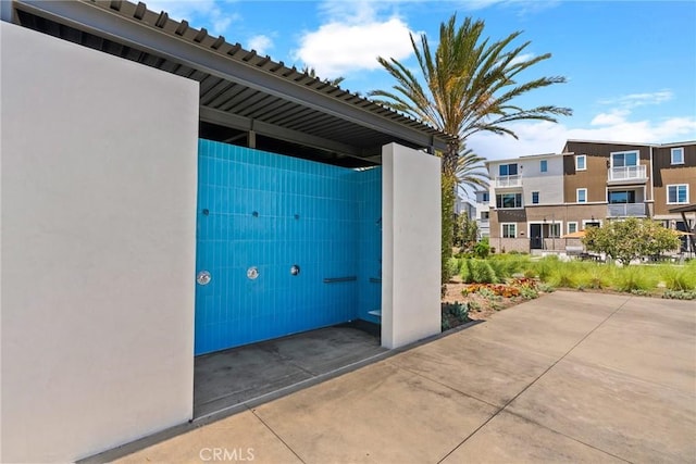 27636 S Evergreen Pl, San Pedro, CA 90732 - property entrance featuring stucco siding