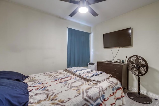 3454 Castle Glen Dr Unit 115, San Diego, CA 92123 - bedroom featuring ceiling fan and wood finished floors