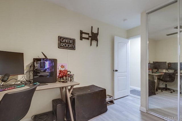 3454 Castle Glen Dr Unit 115, San Diego, CA 92123 - office with wood finished floors