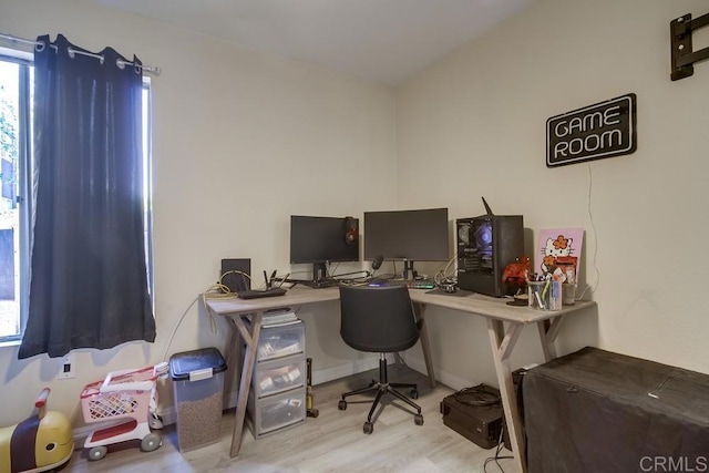 3454 Castle Glen Dr Unit 115, San Diego, CA 92123 - office with wood finished floors